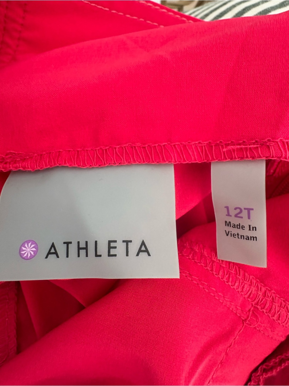 Athleta Pink Halter Midi Dress 12 Tall Built In Bra Pocket Active Travel - Picture 13 of 14